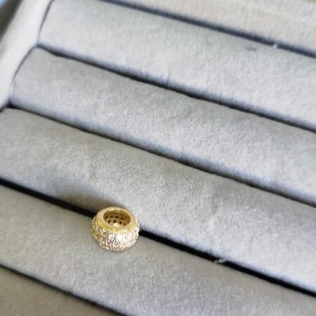 Berloque O. separados abaulado zirc. crav.