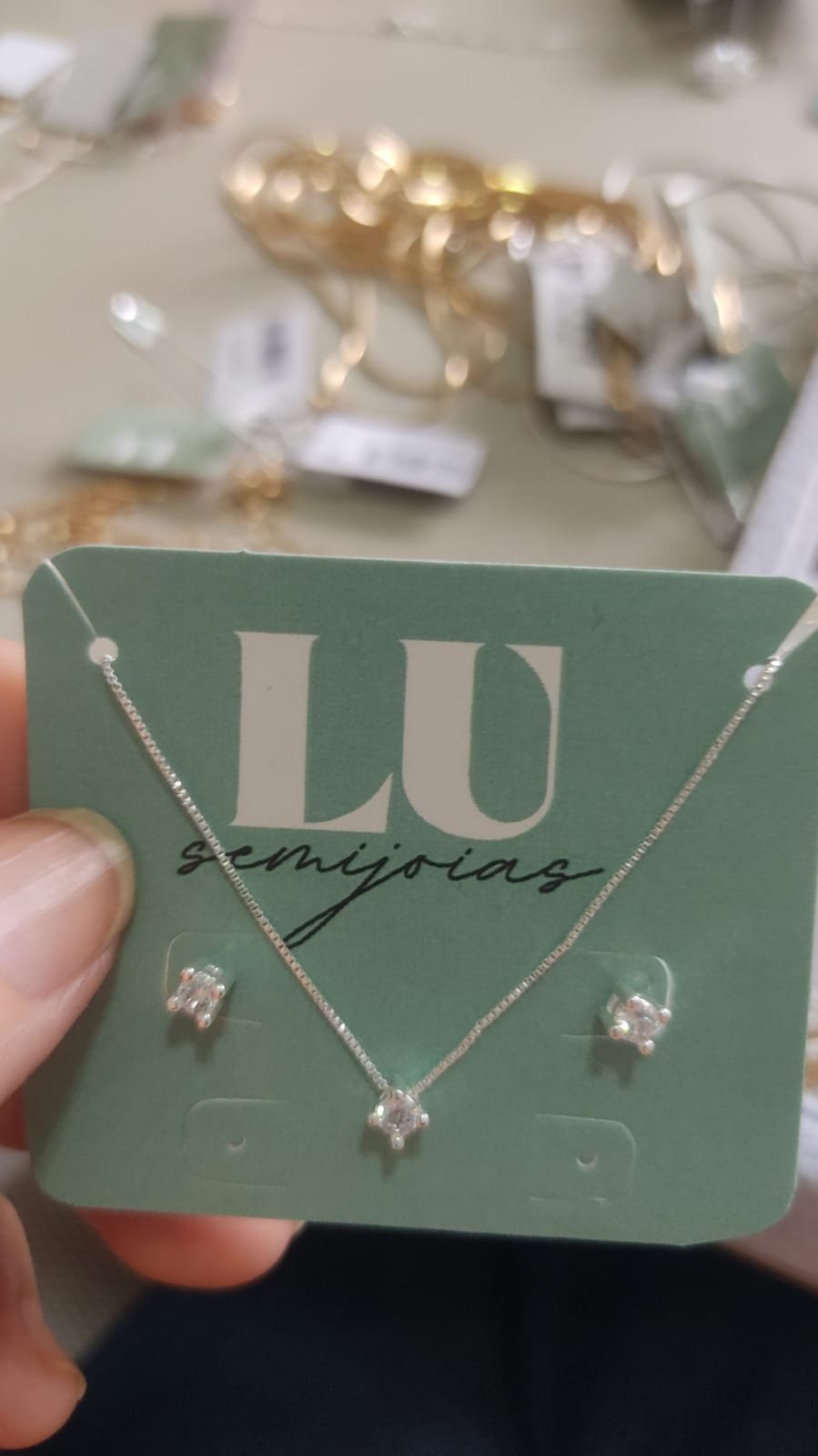 Conj. P. cristal quadrado mini