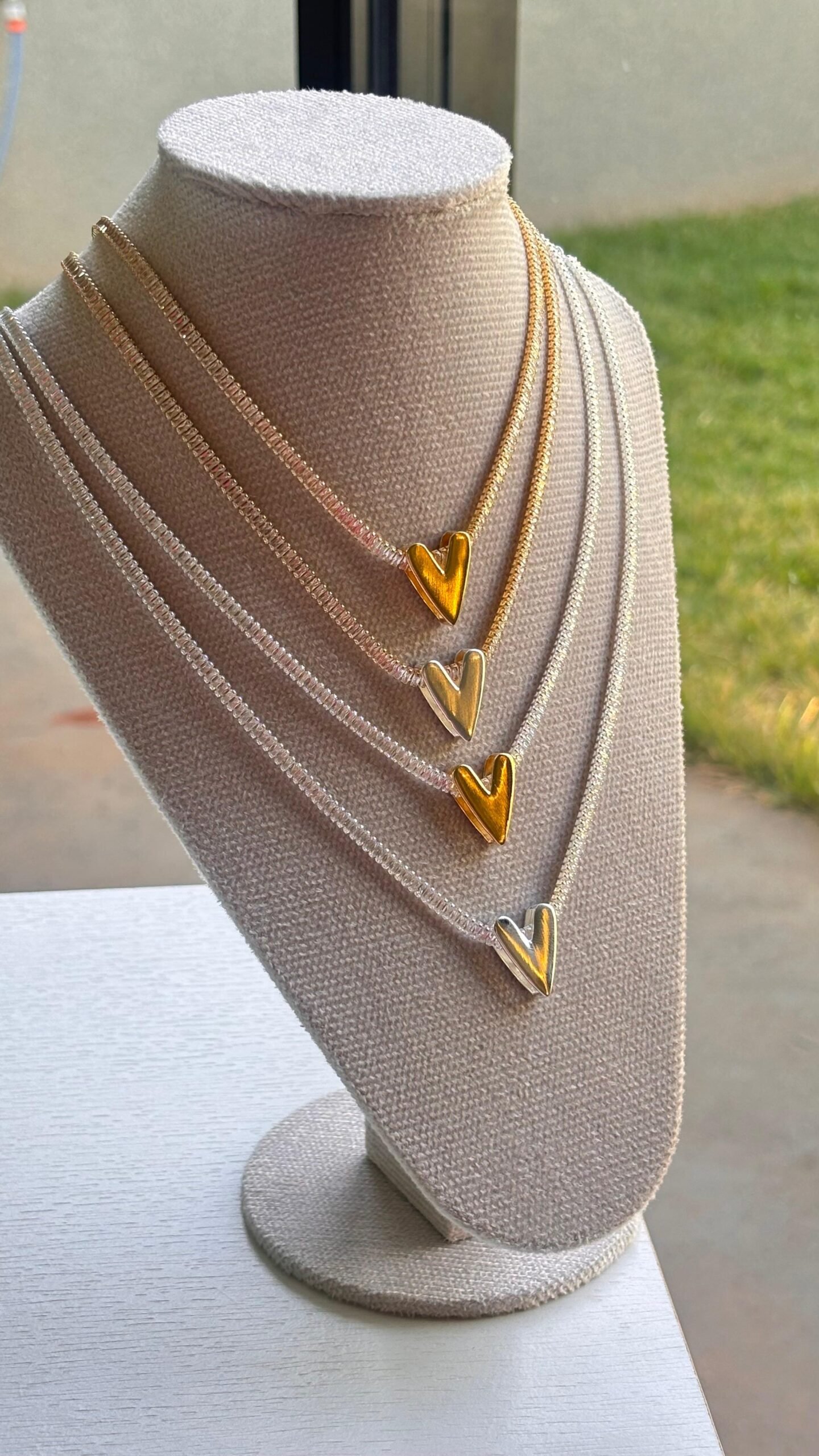 Gar. O. Riviera baguete com ping. coração