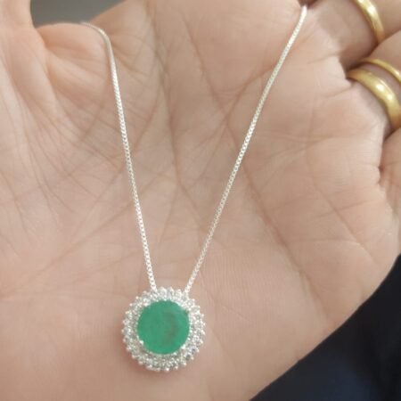 C.P pedra turmalina com zirconia