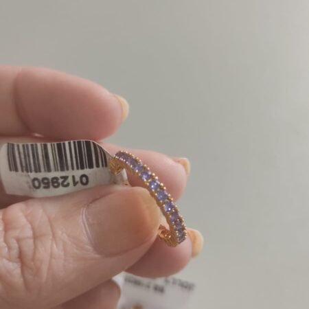 A.O aliança volta toda ametista  BRUNA