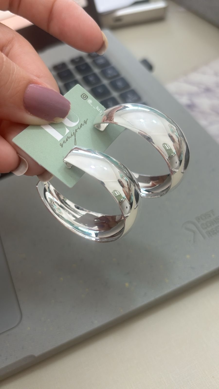 B.P argola grande lisa